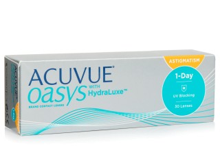 Acuvue Oasys 1-Day with HydraLuxe for Astigmatism (30 leč)