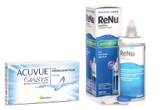 Acuvue Oasys (6 leč) + ReNu MultiPlus 360 ml z etuijem
