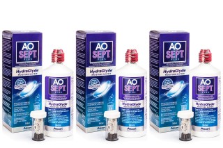 AOSEPT PLUS s Hydraglyde 3 x 360 ml z etuiji