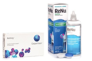 Biofinity (6 leč) + ReNu MultiPlus 360 ml s posodico