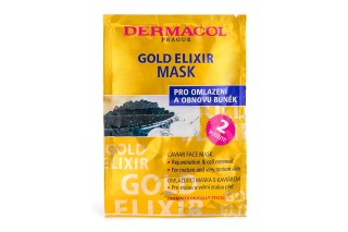 Dermacol Gold Elixir pomlajevalna maska s kaviarjem