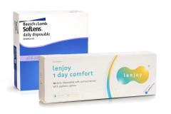 SofLens Daily Disposable (90 leč) + Lenjoy 1 Day Comfort (10 leč)